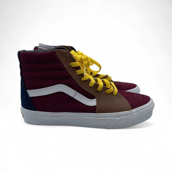 Vans SK8 Hi OTW Rally Re-issue Multicolor Chili Red Suede Sneakers Shoes - Picture 1 of 8